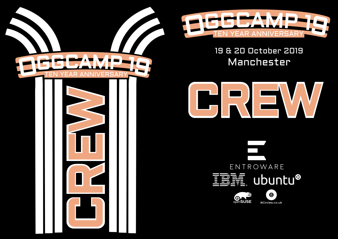 OggCamp 19 Crew Shirt